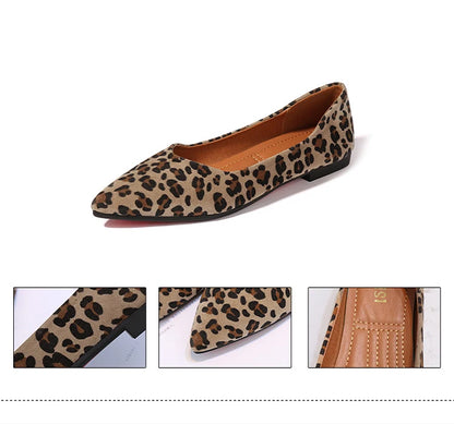 Ballerine leopard femme