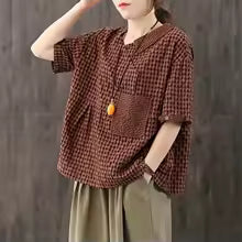 t shirt lin femme