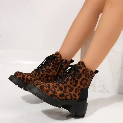 bottine leopard