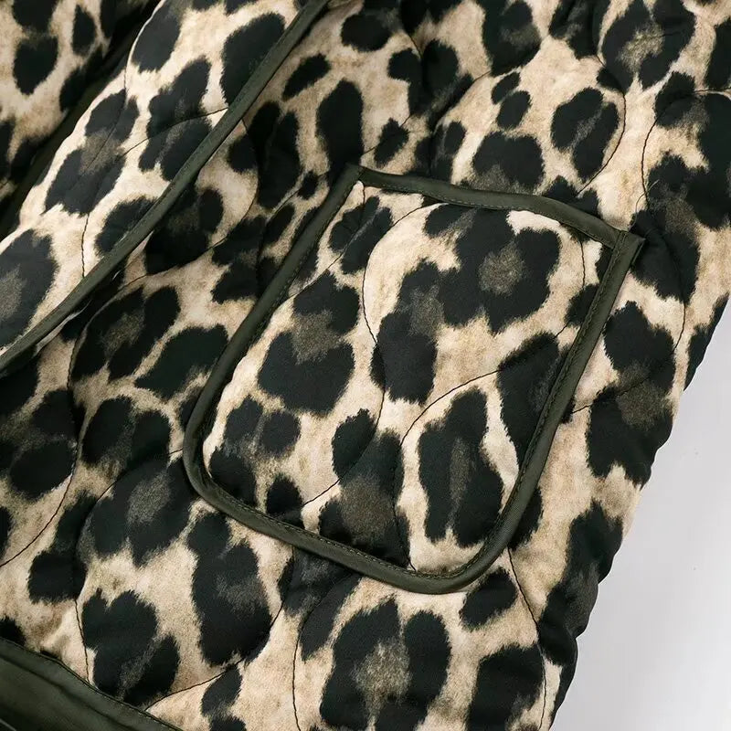 Manteau femme leopard