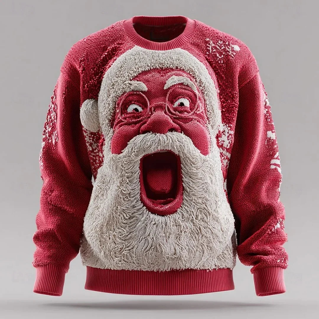 Pull Père Noël En Tricot (UNISEX)