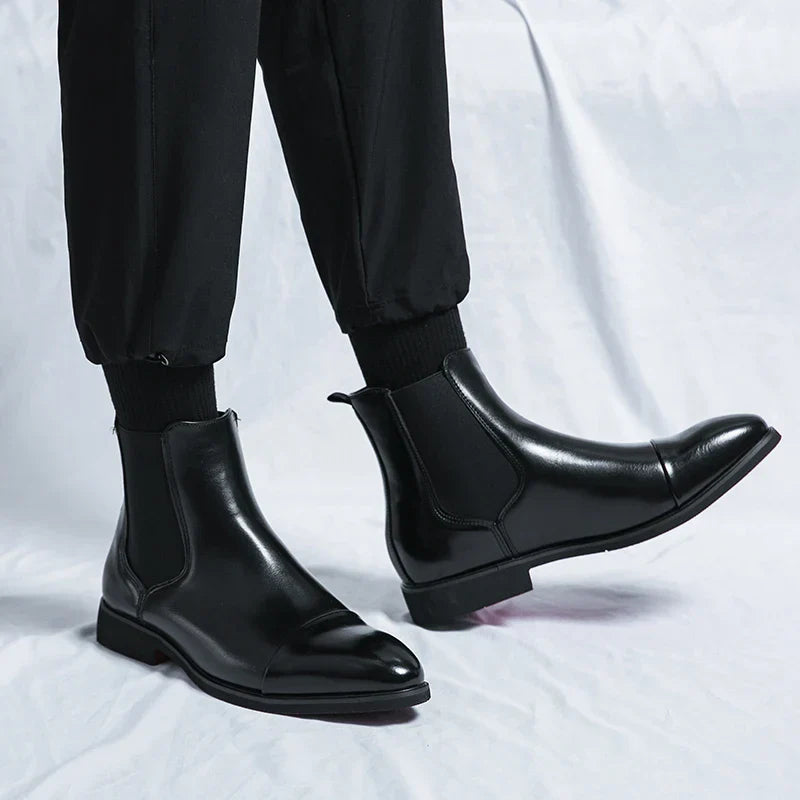 Jell™ | Bottines en Cuir Véritable Premium