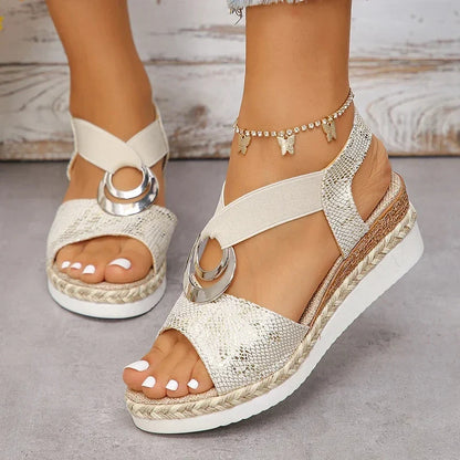 Briana | Sandales Compensées Confortables