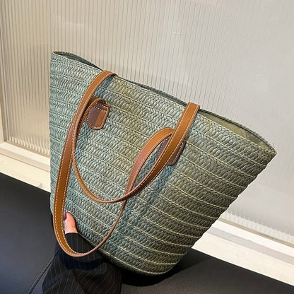Annabelle sac de plage en paille