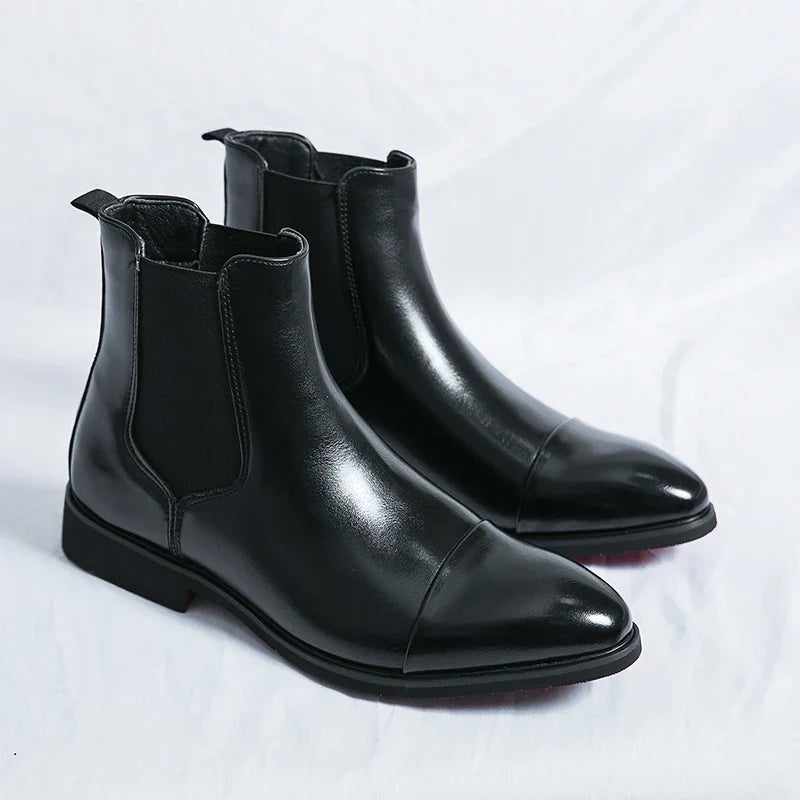 Jell™ | Bottines en Cuir Véritable Premium