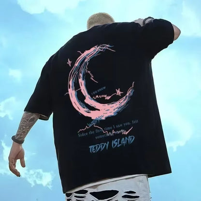 T shirt rose homme