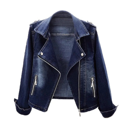 Veste zippée en jean Freya