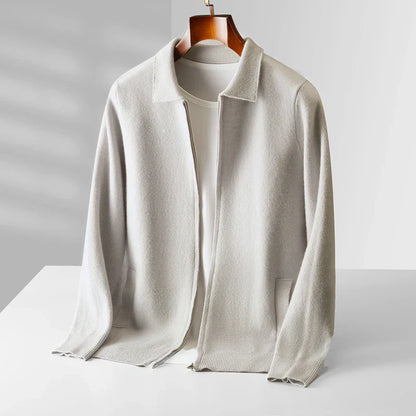 Bruno™ | Cardigan Zippé en Pur Cachemire