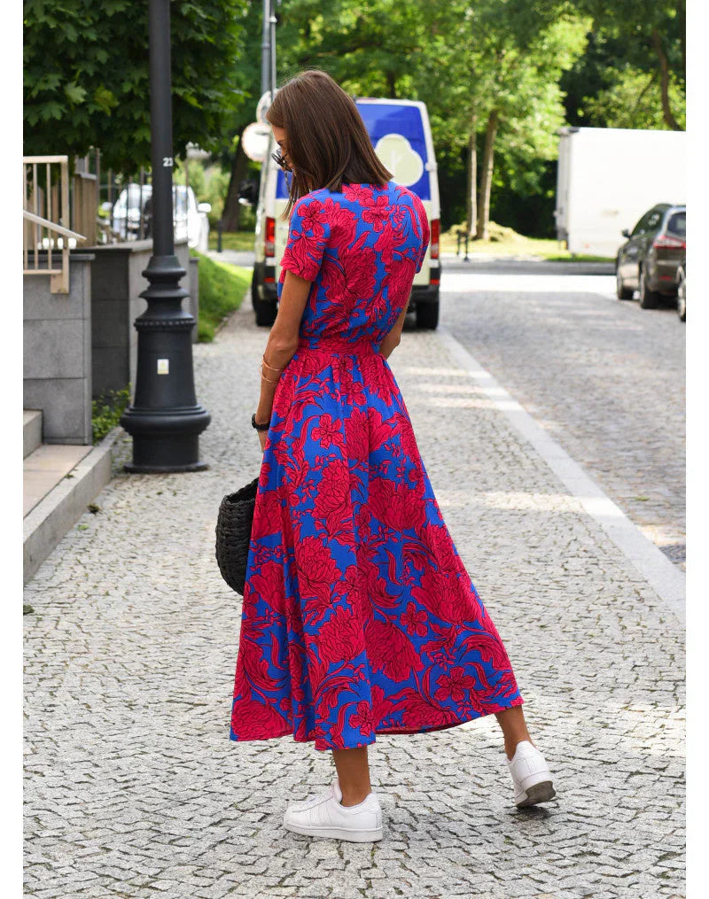 Suzanne - Élégante Robe à Col en V