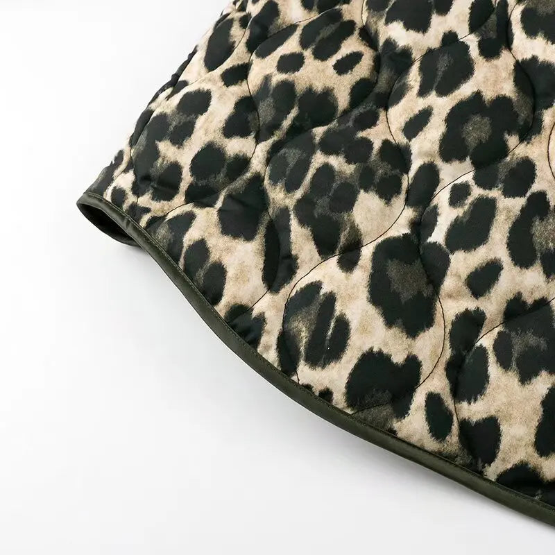 Manteau femme leopard