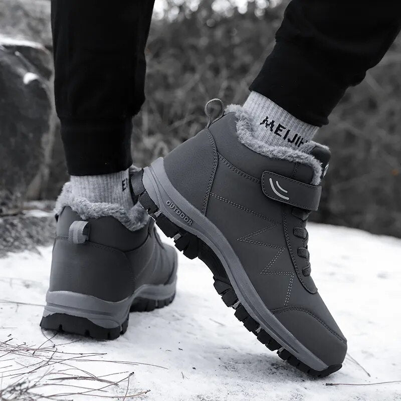 Bottes d'hiver chaudes pour femmes élégantes, confortables et fiables