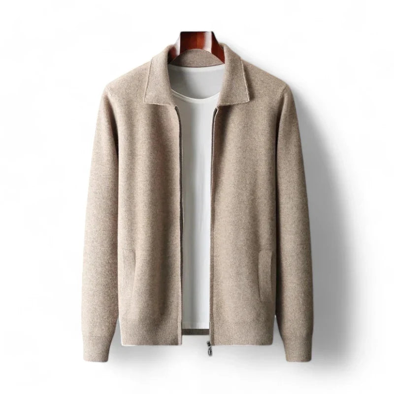 Bruno™ | Cardigan Zippé en Pur Cachemire