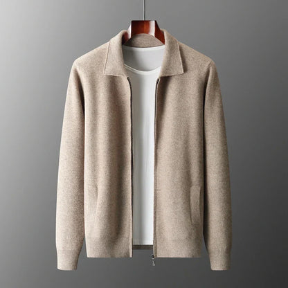 Bruno™ | Cardigan Zippé en Pur Cachemire