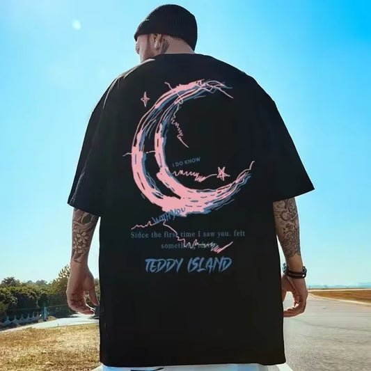 T shirt rose homme