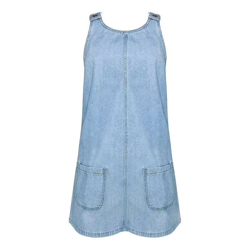 Robe En Jean Élégante & Décontractée