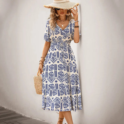 Ria | Élégante Robe en Viscose