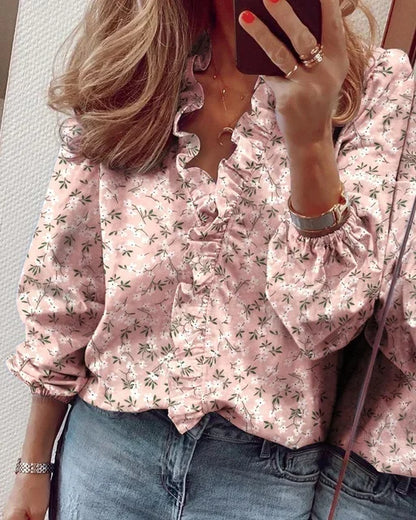 Enola | Blouse élégante avec des volants ludiques