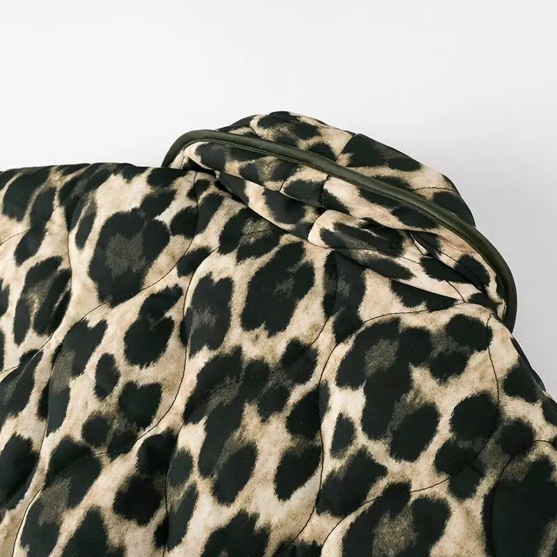 Manteau femme leopard