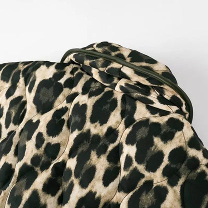 Manteau femme leopard