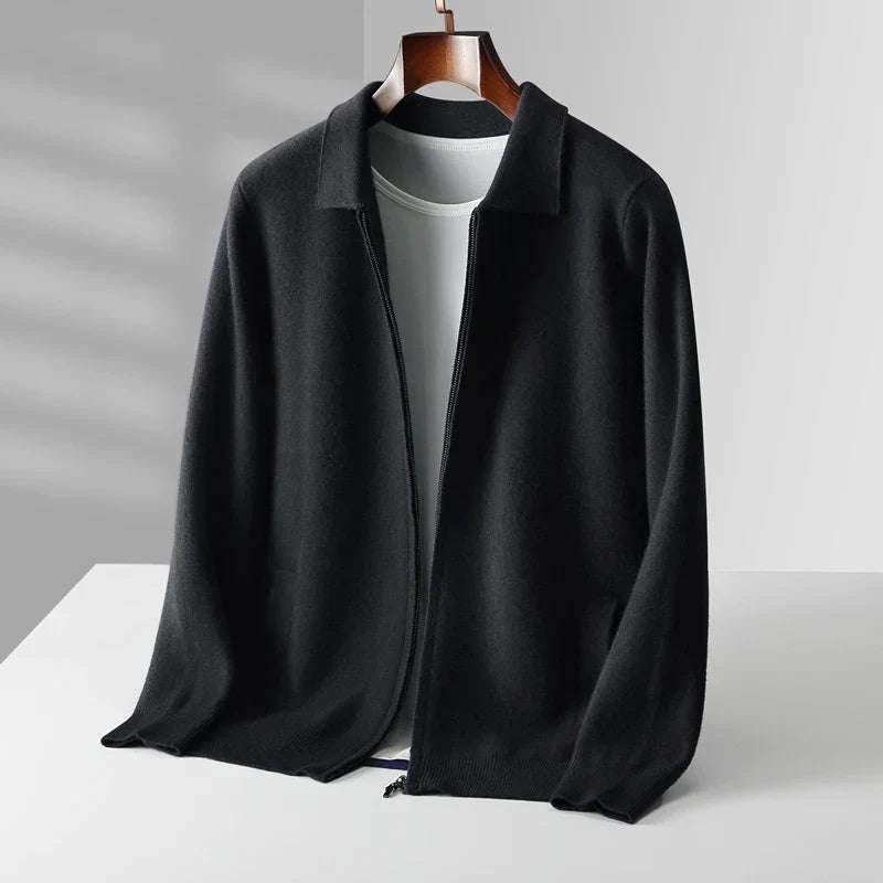Bruno™ | Cardigan Zippé en Pur Cachemire