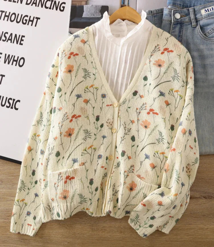 Sammy | Élégant Gilet à Motif Floral