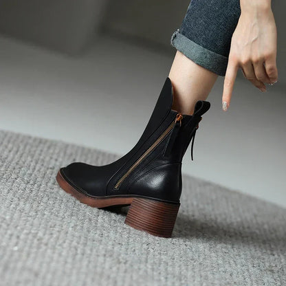 Tresa™ | Bottines en Cuir Élégantes