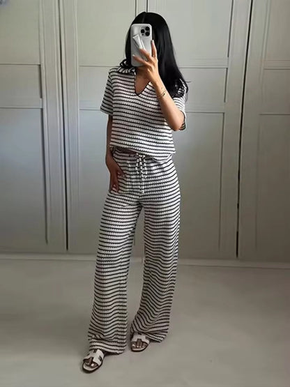 Ensemble en tricot allure rétro