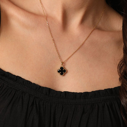Léa Blanchet® | Black Clover Chaîne plaquée or 14 carats