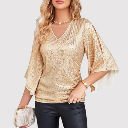 Océane Dubois® | Débardeur à paillettes stylé et confortable pour femmes