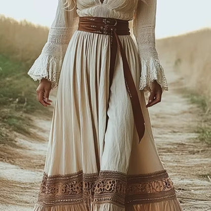 Robe Boho imprimée de style ethnique pour femme