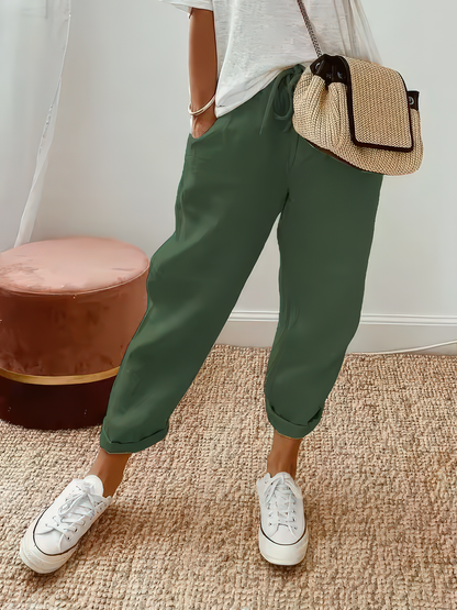 ALICE™ | Pantalon élégant en coton-lin (1+1 GRATUIT)