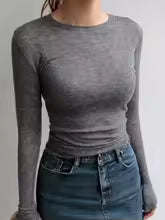T shirt manches longues femme