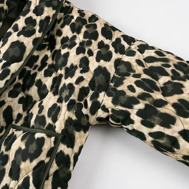 Manteau femme leopard