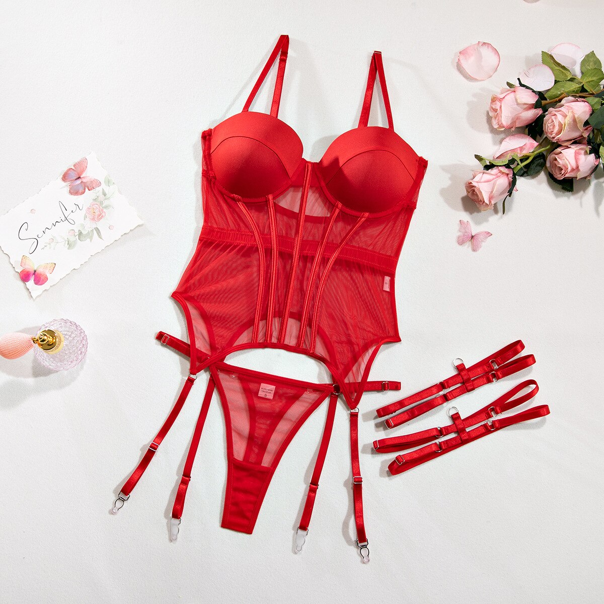Amber™ | Ensemble de Lingerie Élégant