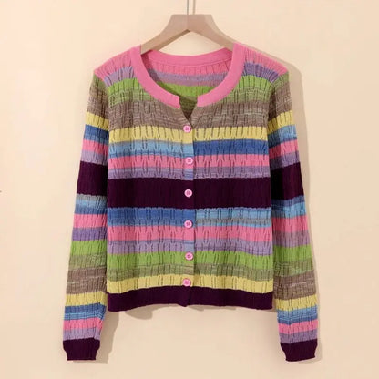 Myrna | Gilet Vintage à Rayures