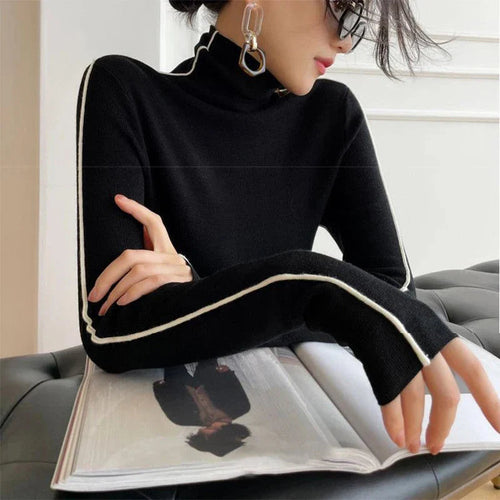 Raylyn | Pull col roulé en maille douce