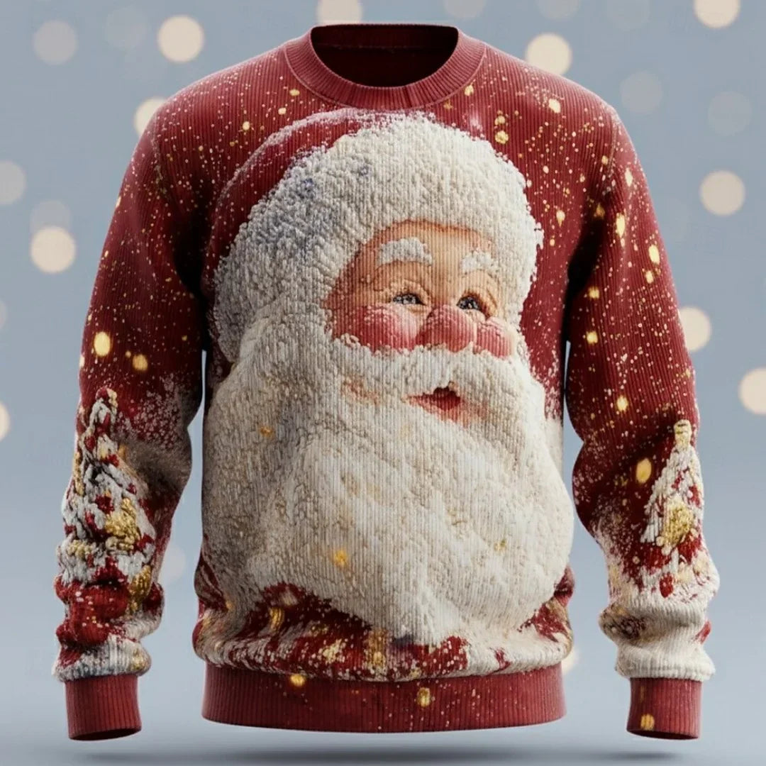 Pull Père Noël En Tricot (UNISEX)
