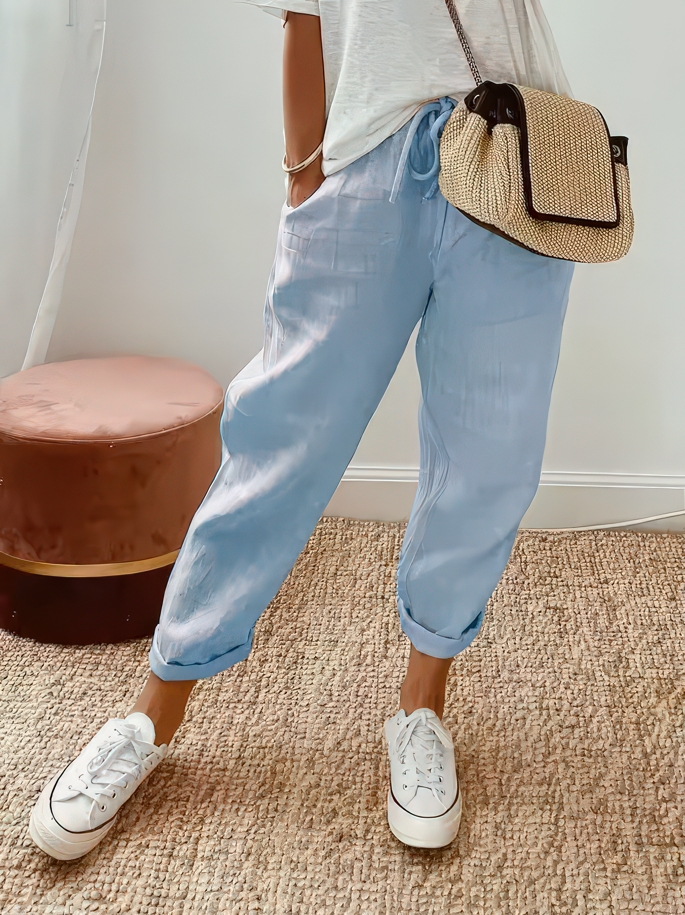ALICE™ | Pantalon élégant en coton-lin (1+1 GRATUIT)