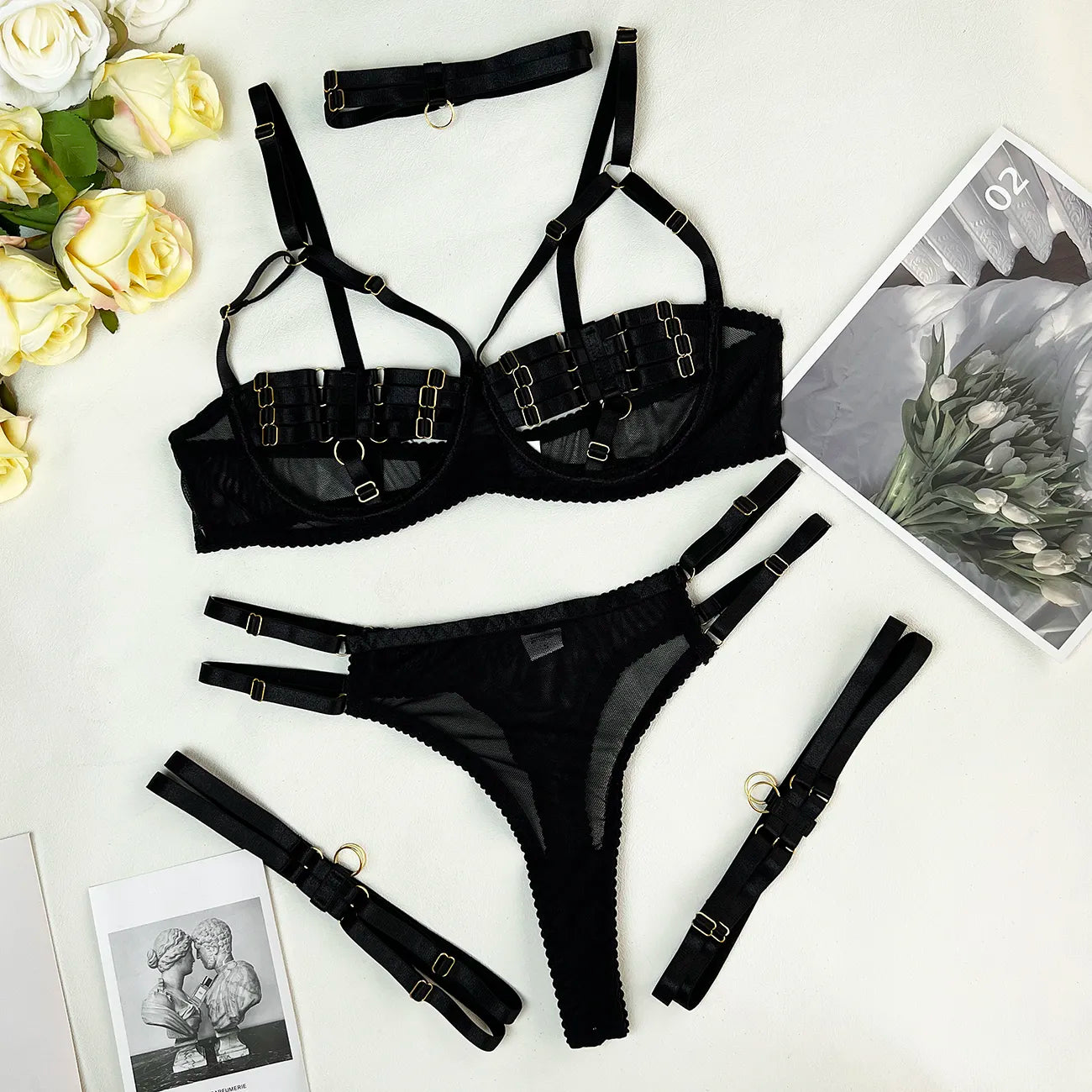 Amanda™ | Ensemble de lingerie élégant