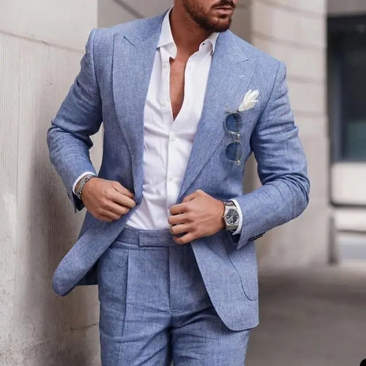 Costume Léger Moderne pour Hommes avec Pantalon