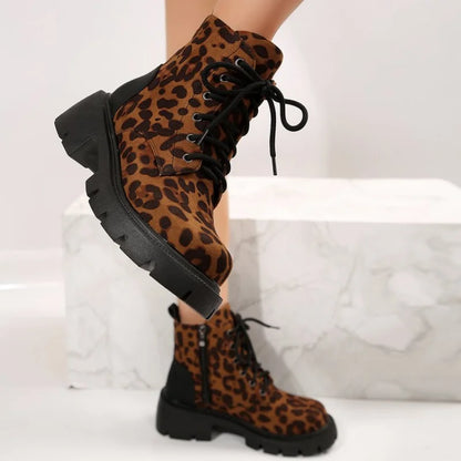 bottine leopard