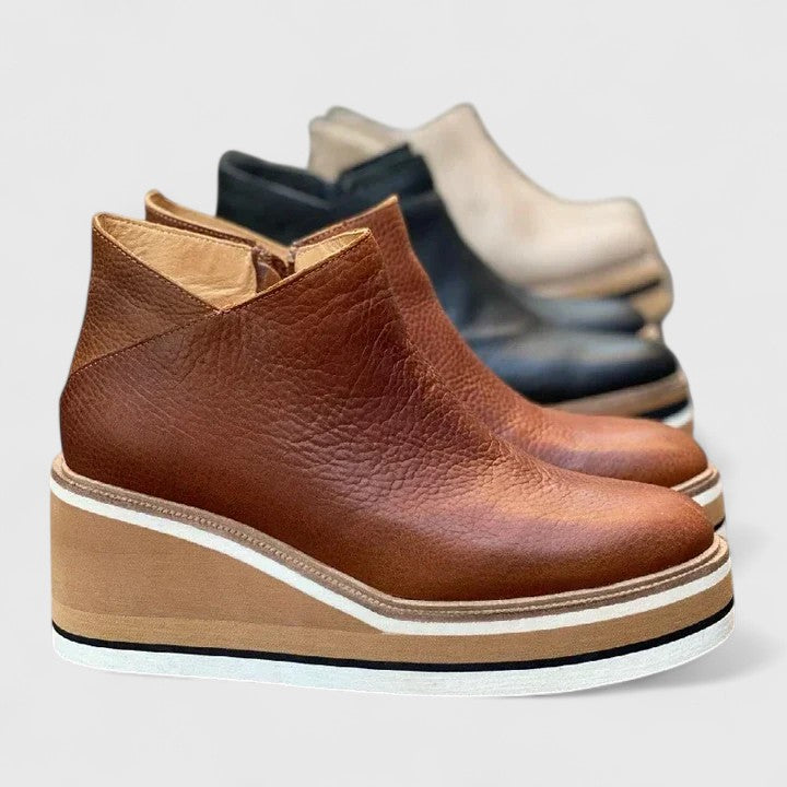 Bottines Sally Élégantes En Cuir