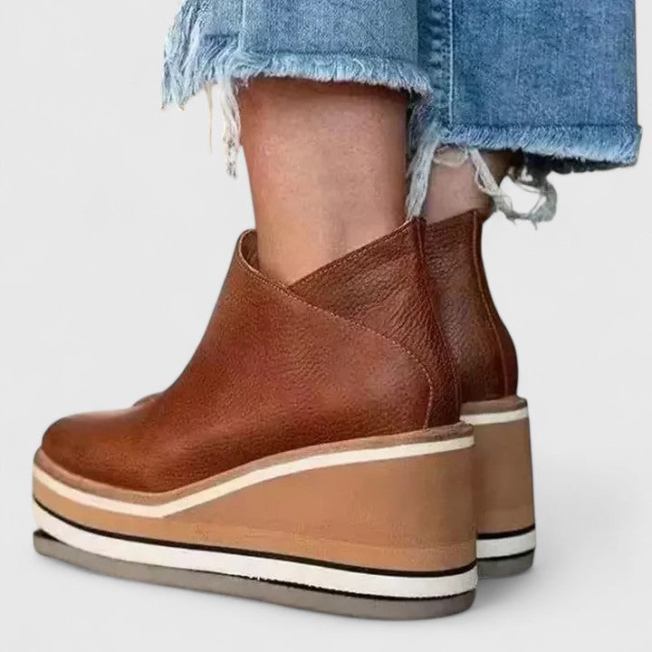 Bottines Sally Élégantes En Cuir