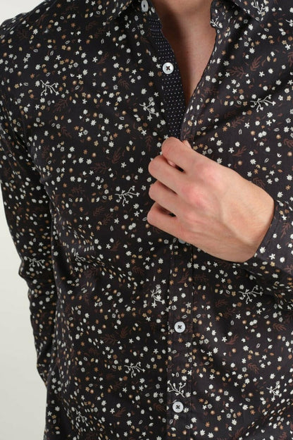 Chemise Colmano Brune