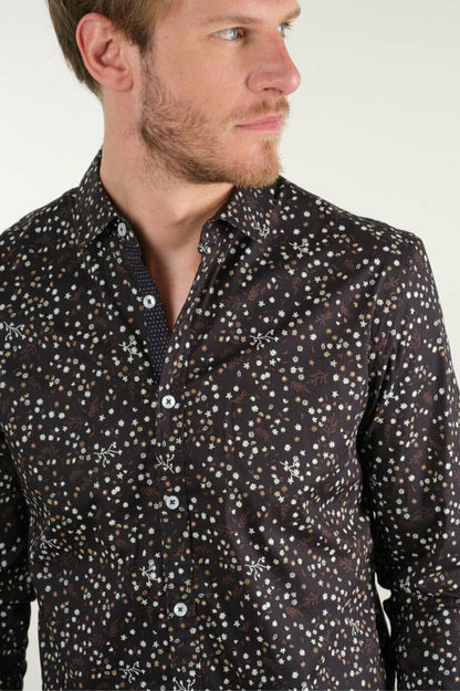 Chemise Colmano Brune