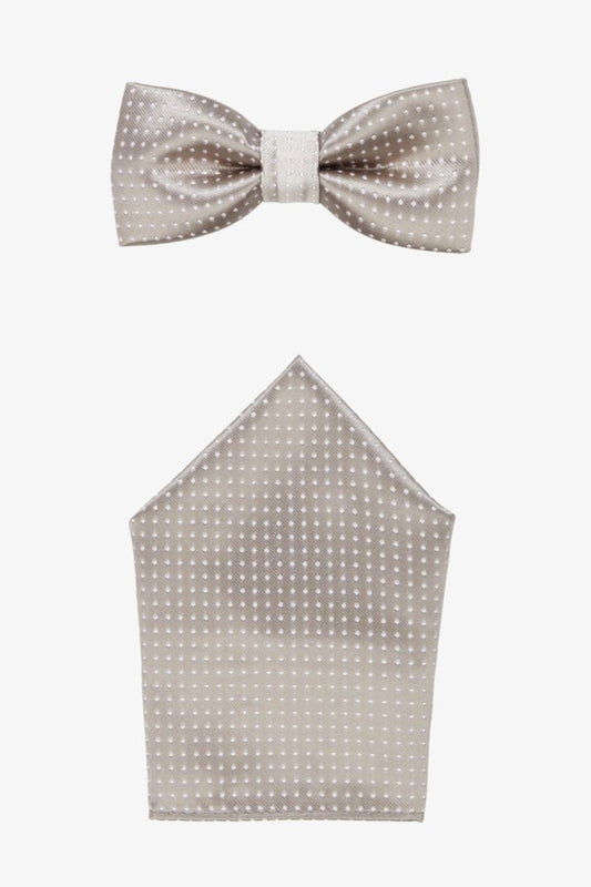 Set Noeud Papillon et Mouchoir ONSSCOTT Gris