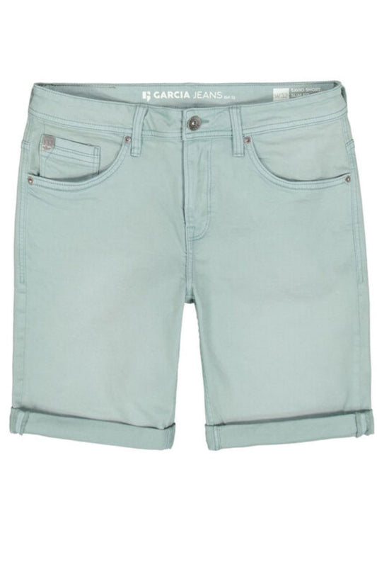 Short en Jeans Savio Vert de Gris