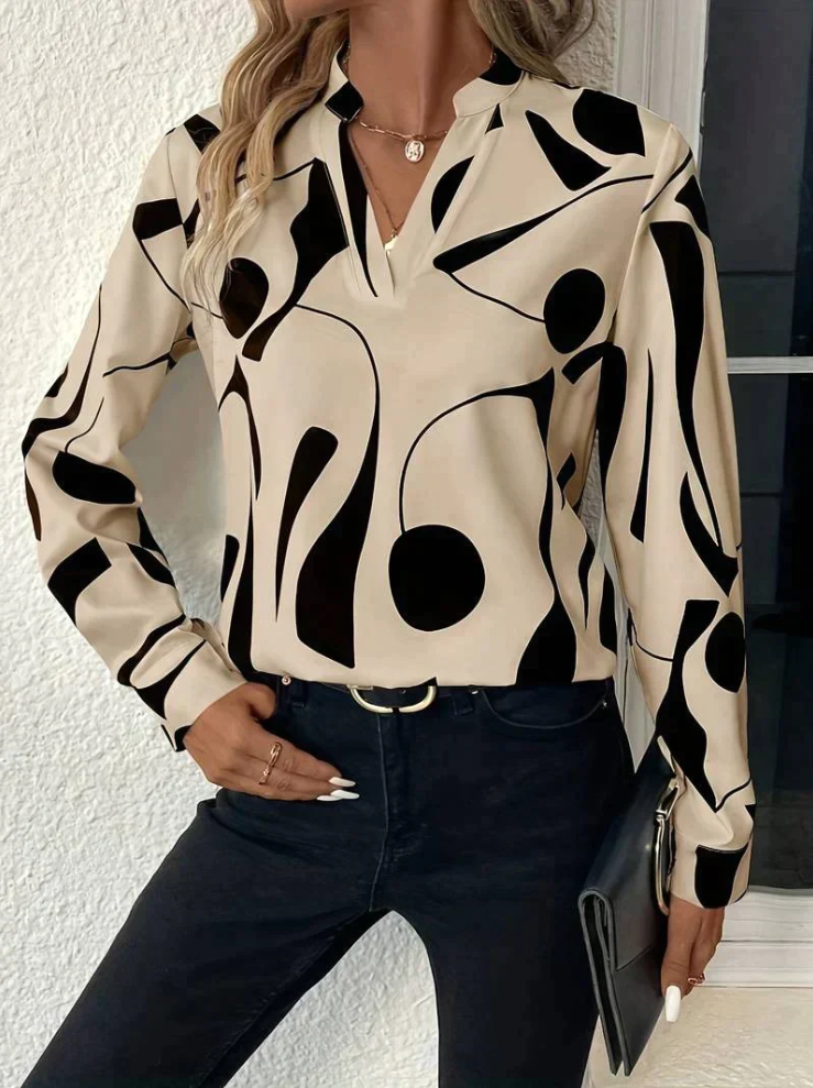 Océane Dubois® | Blouse Stylé et Imprimé