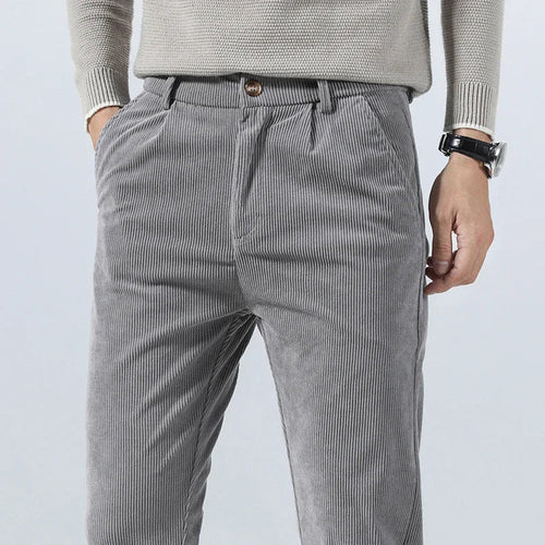 LOGAN - PANTALON EN VELOURS CÔTELÉ
