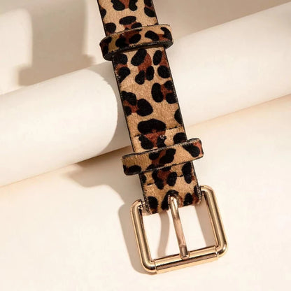 Ceinture leopard femme
